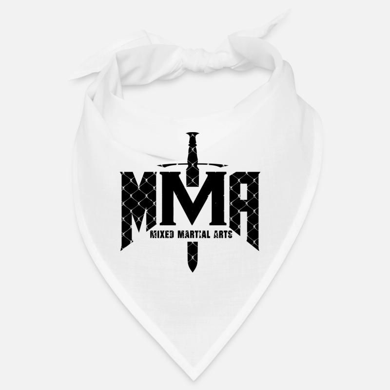 Mixed Martial Arts Cage Grid Design MMA Fighter Bandana