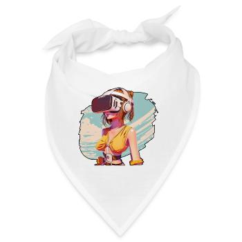 Mädchen VR 01 - Bandana - Weiß - Vorne