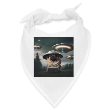 UFO - Bandana - Weiß - Vorne