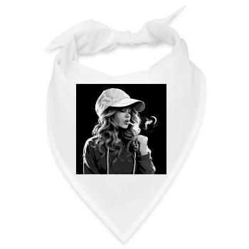 Die lockige Sinnlichkeit - Bandana - Weiß - Vorne