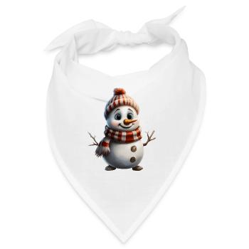 Schneemann - Bandana - Weiß - Vorne