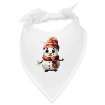 Schneemann - Bandana - Weiß - Vorne