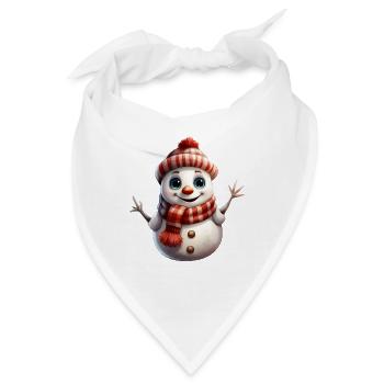 Schneemann - Bandana - Weiß - Vorne