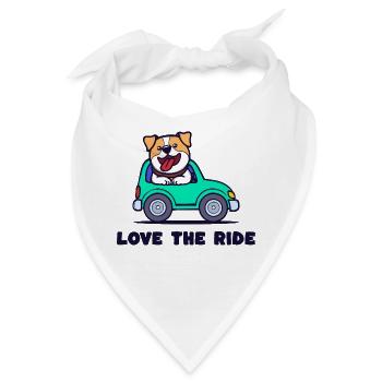 Heimtier Statement Hund Knuddeltier Haustiere - Bandana - Weiß - Vorne