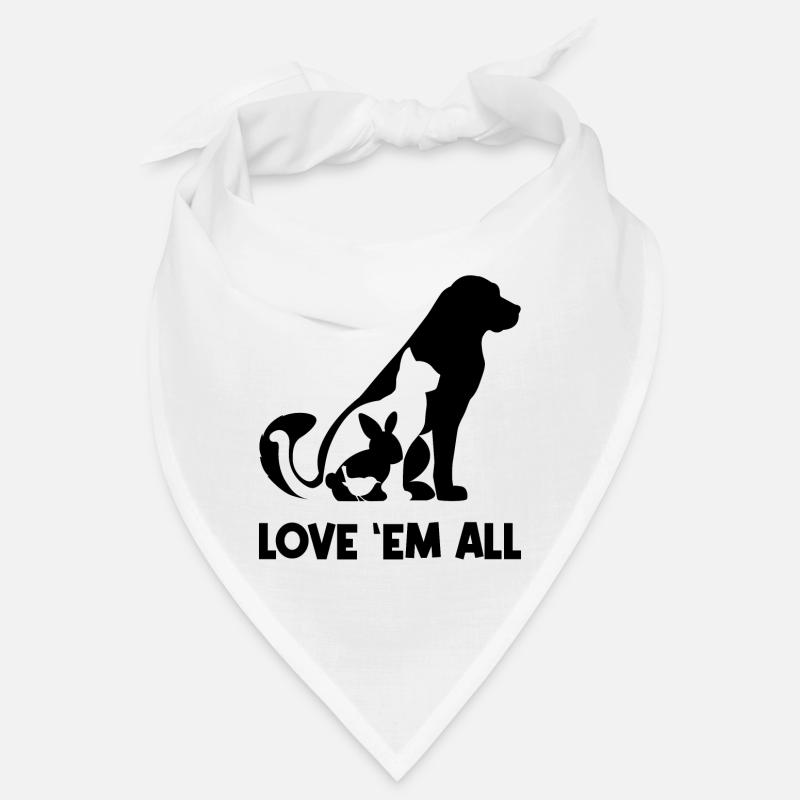 Animaux Animaux Chat Chien Lapin Déclaration sur les animaux de compagnie Bandana