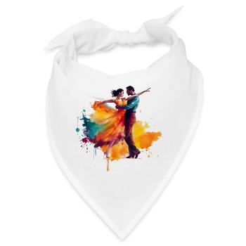 Die Lambada ist ein sinnlicher Tanz - Bandana - Weiß - Vorne