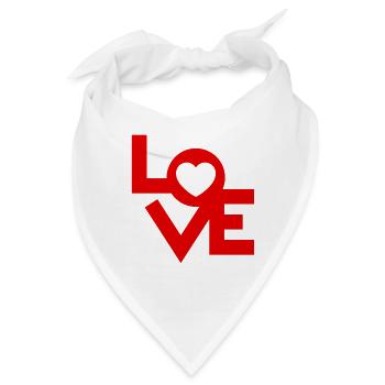 Entfesseln Sie Ihre Romantik - Bandana - Weiß - Vorne