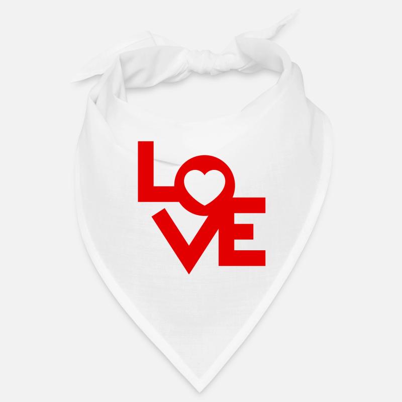 Entfesseln Sie Ihre Romantik - Bandana - Weiß