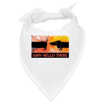 Tiere Hund Haustiere Lieblingstier Schoßtier - Bandana - Weiß - Vorne