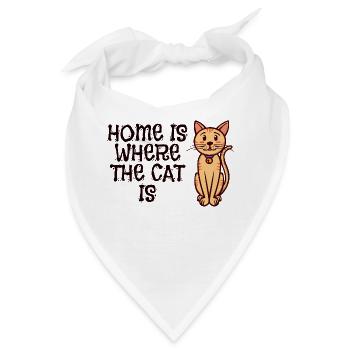 Katze Kuscheltier Haustiere Statement Heimtier - Bandana - Weiß - Vorne