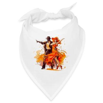 Der Pariser Tango ist eine faszinierende Tanzkunst - Bandana - Weiß - Vorne