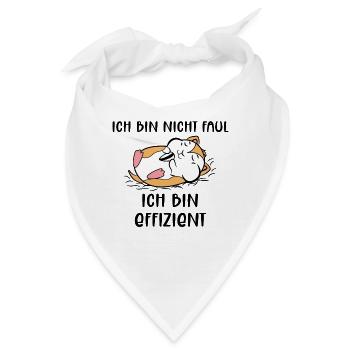 Hamster Statement Haustiere Lieblingstier - Bandana - Weiß - Vorne