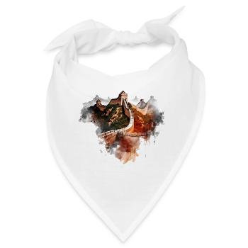 Great Wall of China AZNXt45K 8x - Bandana - Weiß - Vorne