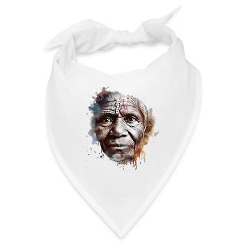 Aborigines, die Ureinwohner Australiens - Bandana - Weiß - Vorne