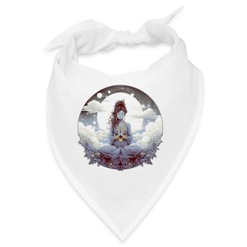 Meditation - Bandana - Weiß - Vorne