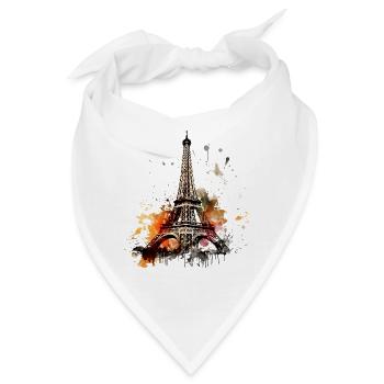 Kunst ist in Paris allgegenwärtig - Bandana - Weiß - Vorne