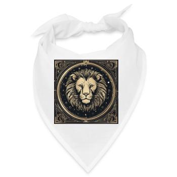 Zodiac Leo - Bandana - Weiß - Vorne