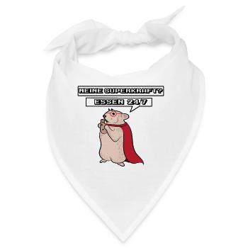 Ratte Schoßtier Statement Haustiere Heimtier - Bandana - Weiß - Vorne