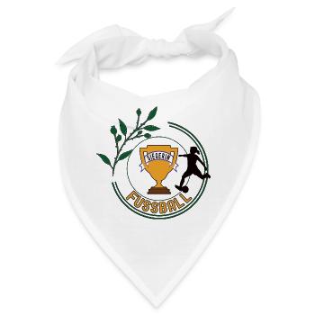 Fussball Siegerin Fußball Sieg Spiel Spielerin - Bandana - Weiß - Vorne