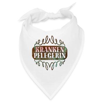 Dankeschön Pflegekraft Krankenpflegerin - Bandana - Weiß - Vorne