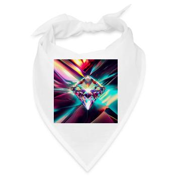 Diamant - Bandana - Weiß - Vorne
