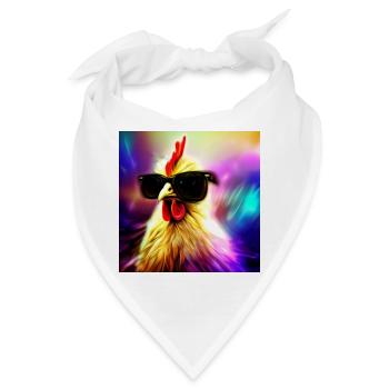 Fancy Chicken II - Bandana - Weiß - Vorne