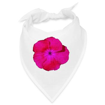 bartnelke, tolle blumendesigns - Bandana - Weiß - Vorne