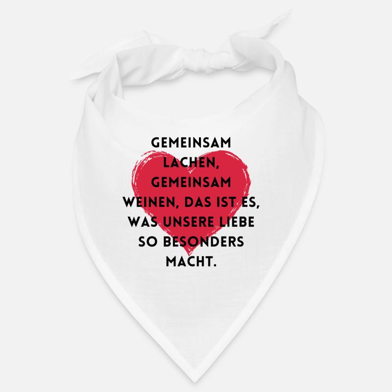 Gemeinsam lachen - gemeinsam weinen Bandana