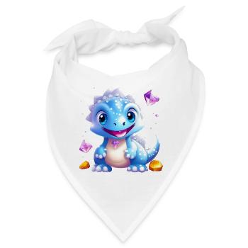 Crystal Dragon 02 - Bandana - Weiß - Vorne