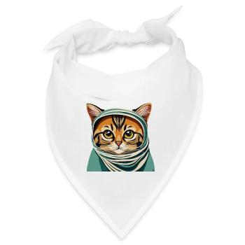 Hijab - Bandana - Weiß - Vorne