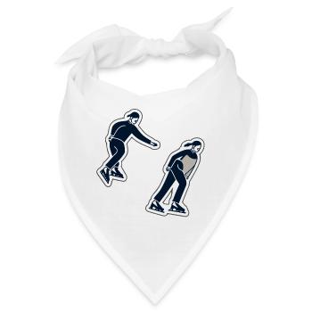 Eislaufen - Bandana - Weiß - Vorne