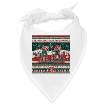 Windmühle - Bandana - Weiß - Vorne