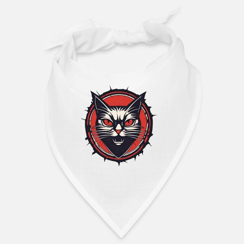 Devilish Cat / Kitty / Gothic / Halloween Bandana