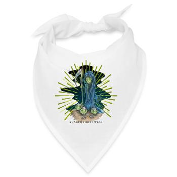 der Tod - Bandana - Weiß - Vorne