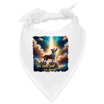 Wir sehen uns wieder!! - Bandana - Weiß - Vorne