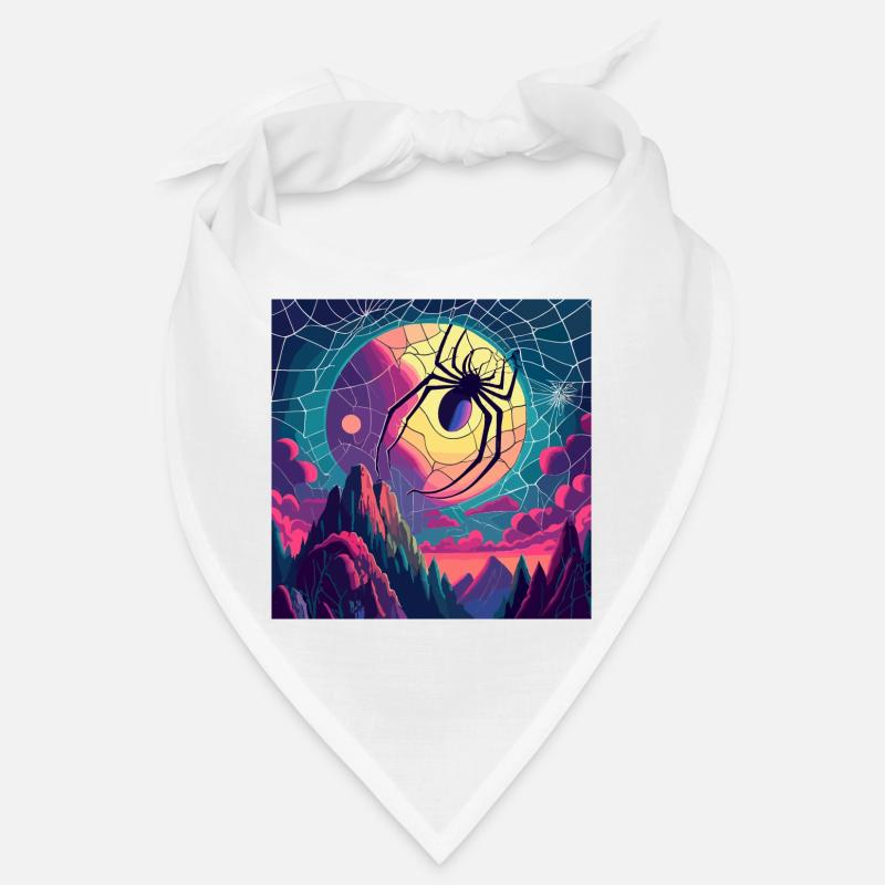 Moon Spiderweb Bandana