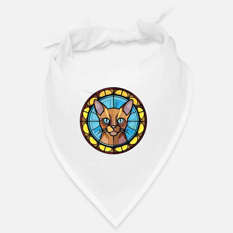Illustration à l’aquarelle colorée de race de chat birman Bandana