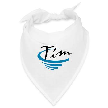 Tim - Bandana - Weiß - Vorne
