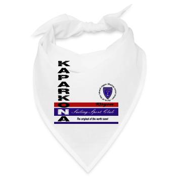 Rügen Segel Klub Emblem - Bandana - Weiß - Vorne