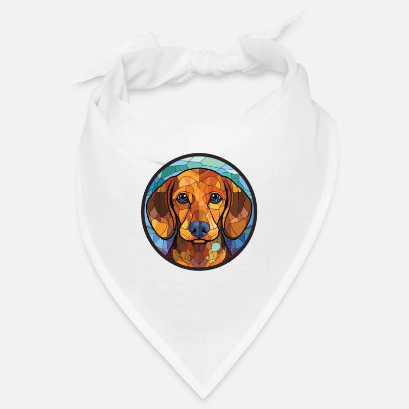 Westfälische Dachsbracke Hunderasse Aquarellglas Bandana
