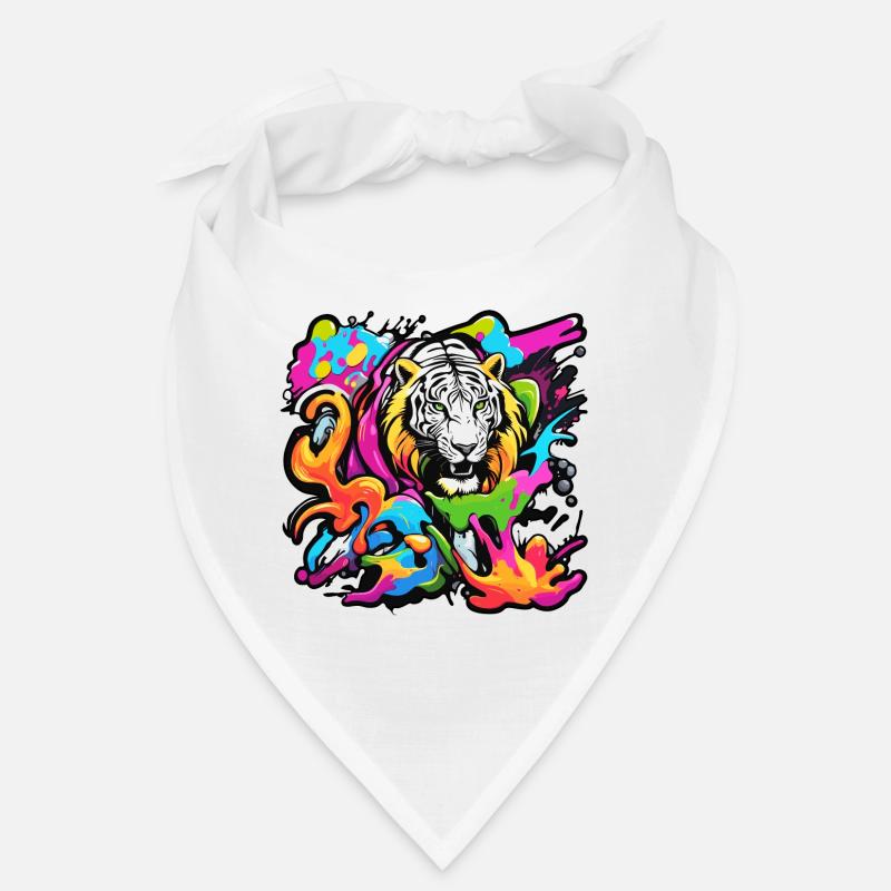 Tiger / Tier / Safari /gestreift / bunt / Jäger Bandana
