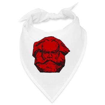 Karl Marx Red Kommunismus Marxismus Sweater Kopie - Bandana - Weiß - Vorne