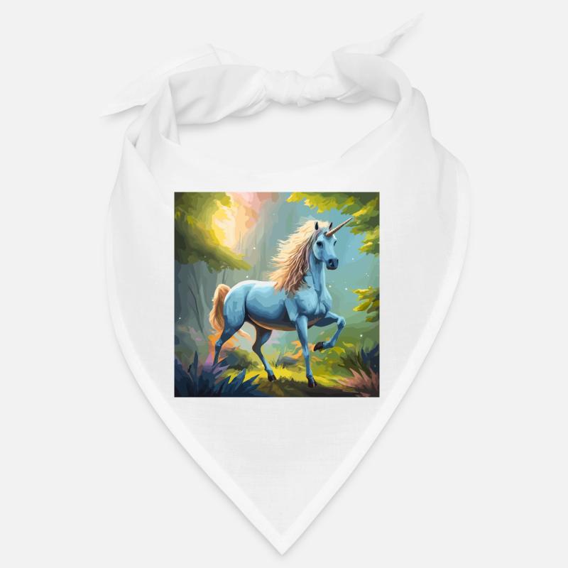 Einhorn im Wald Bandana