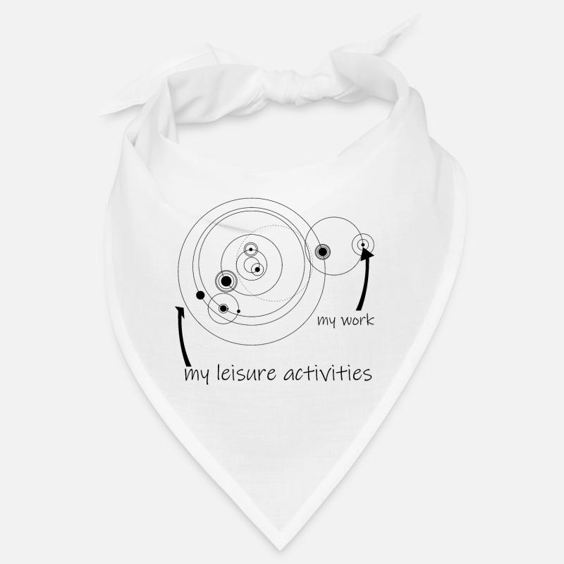 life & work circles (black) Bandana