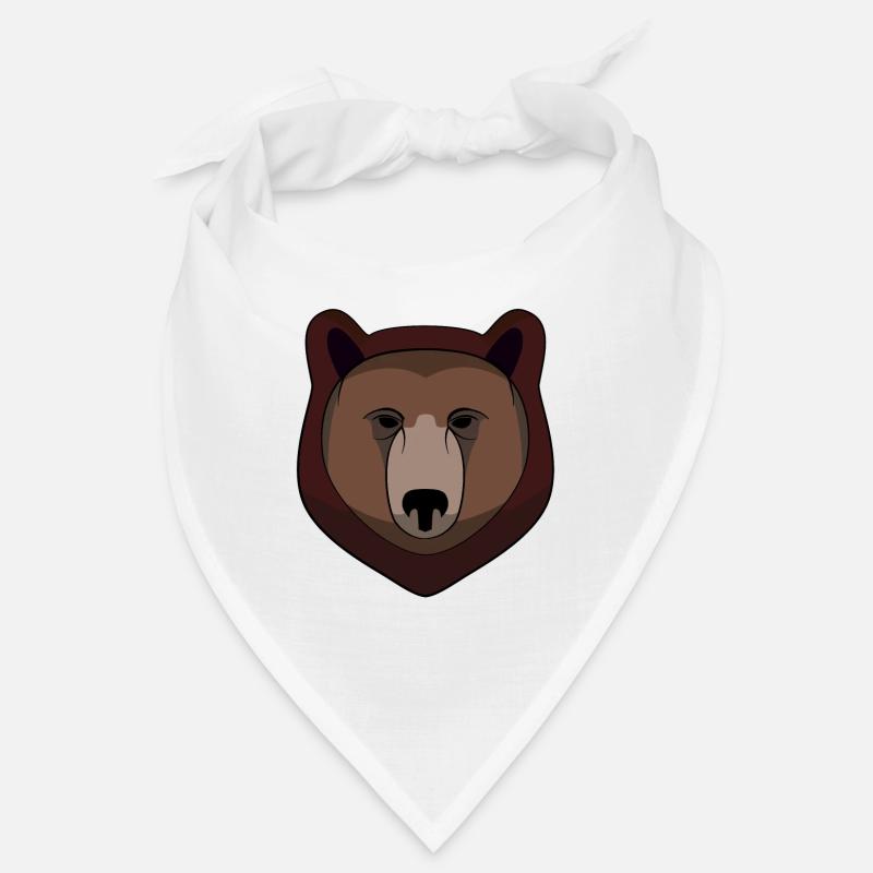 Bear - Bear Head - Logo Bandana