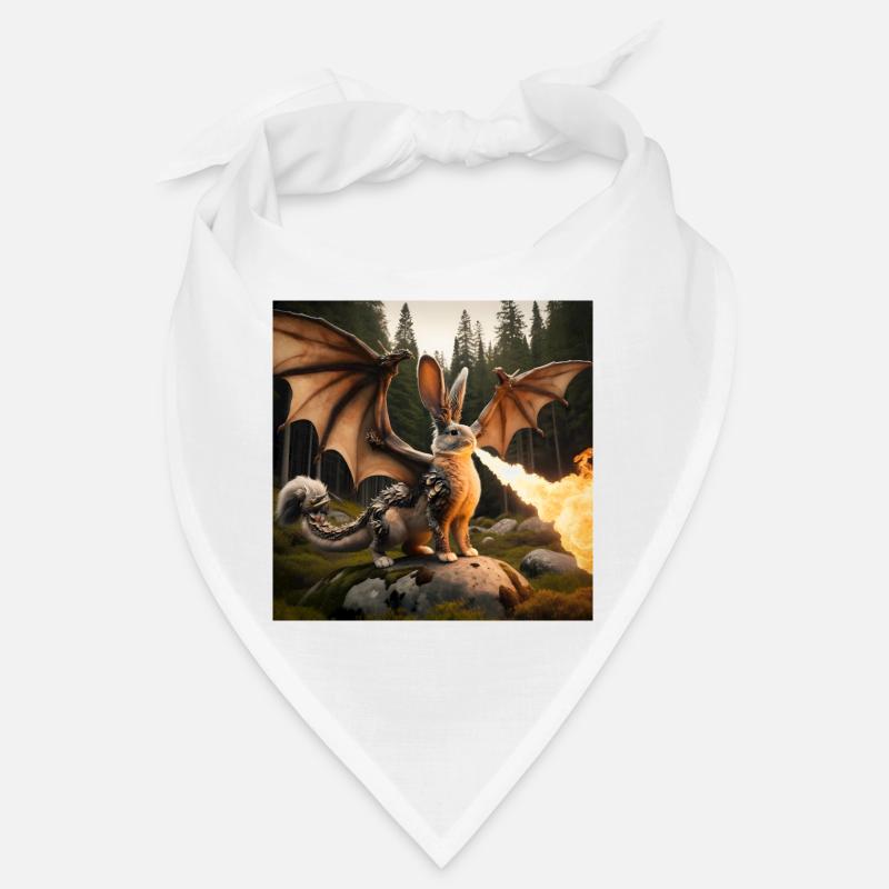 Fire Breathing Bunny Dragon #16 Bandana