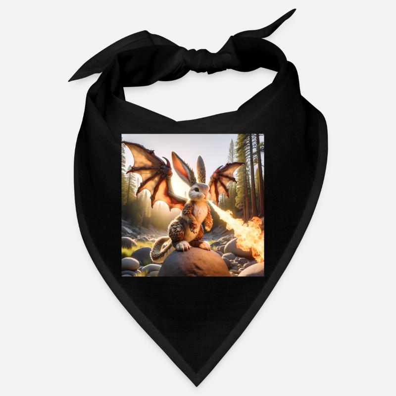 Feuerspeiender Hase Drache #12 Bandana