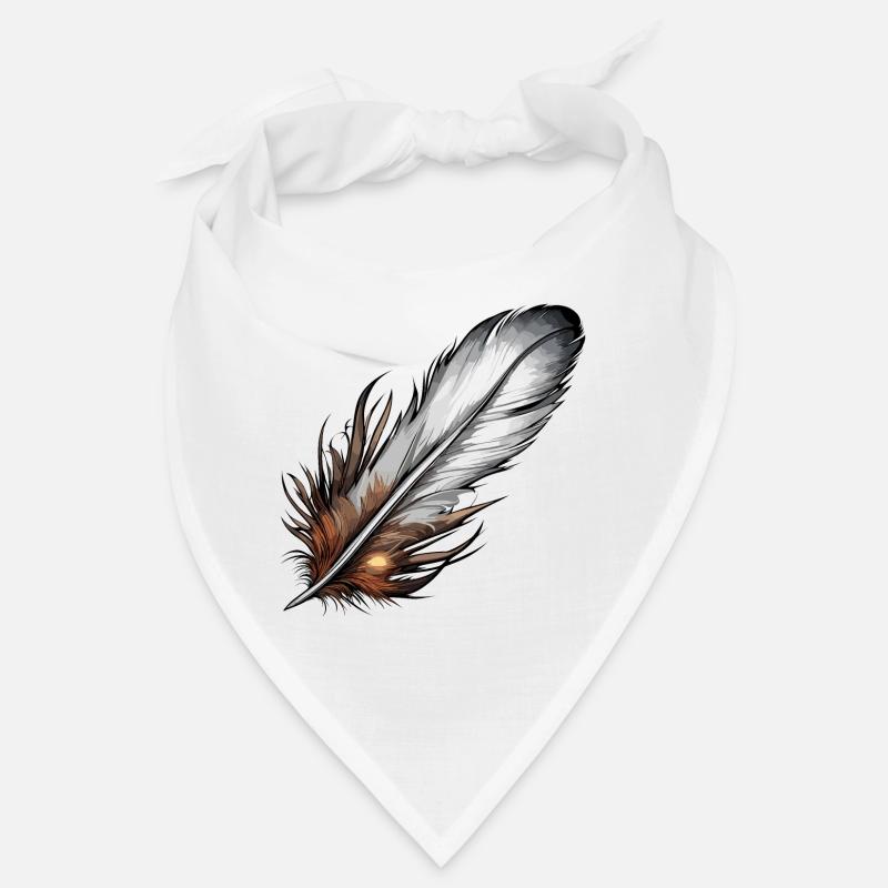 Feather / Quill / Bird Feather / Down Feather Bandana