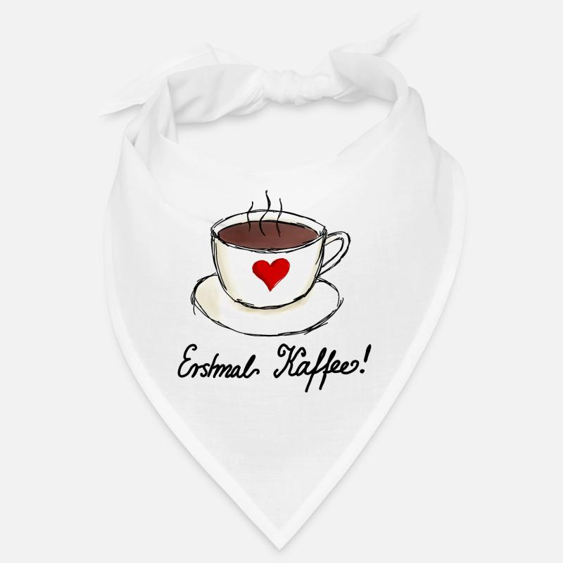 Erstmal Kaffee Ich liebe Kaffee Bandana