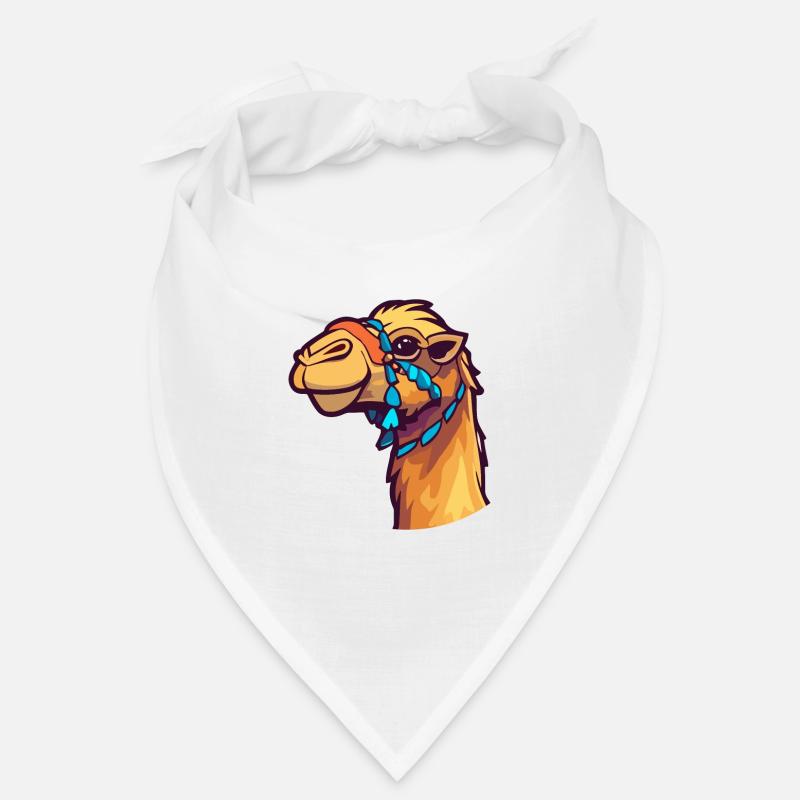 Kamel buntes Aquarell Cartoon Kawaii Tier Bandana
